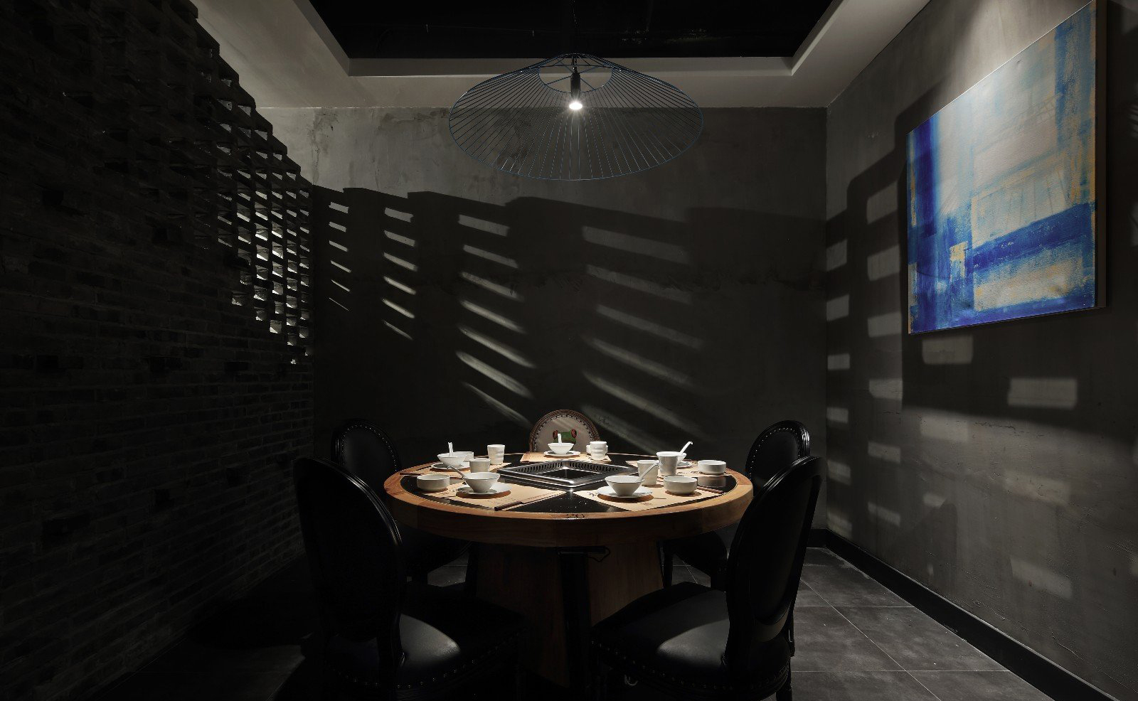 南京火鍋店裝修公司 LOFT風格火鍋店設計家具的要